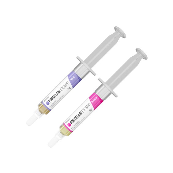 BISCO Hydrofluoric Acid Porcelain Etchant Syringes